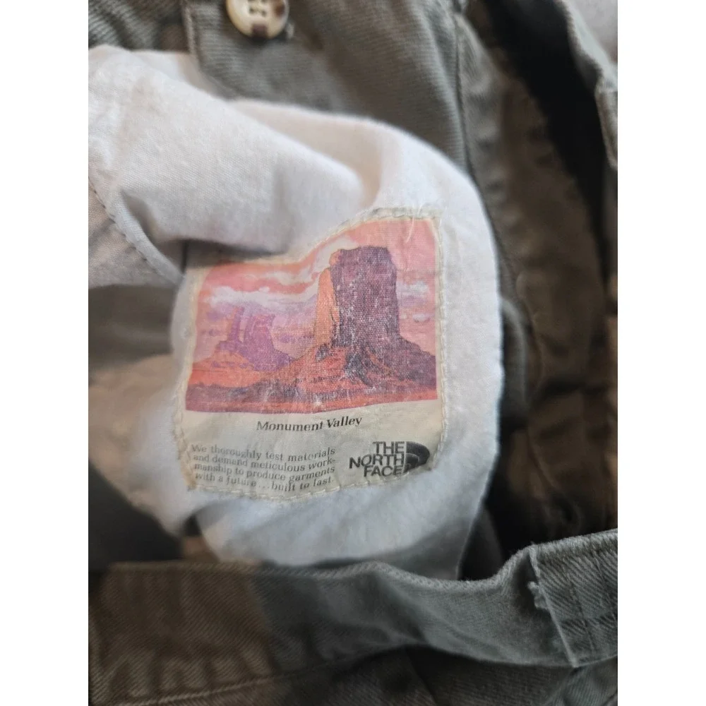 Vintage The North Face Chino Pants Mens 30 Gray Straight Leg Gorpcore Casual 90s